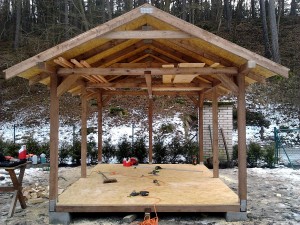 Zahradní domek, parkovací stání překrásná zahrada-W-GARDEN-Realizace zahrad0005